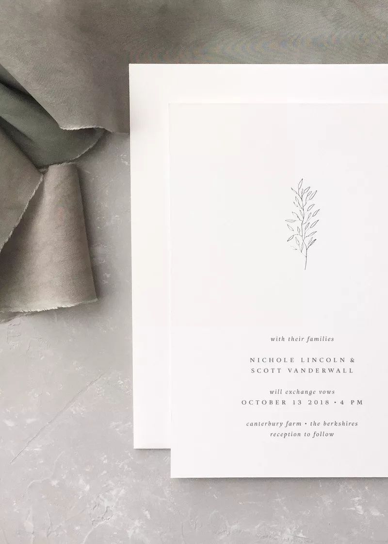 desain undangan pernikahan simple