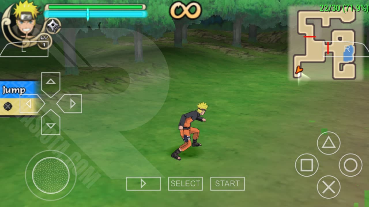 download game pppsspp naruto iso