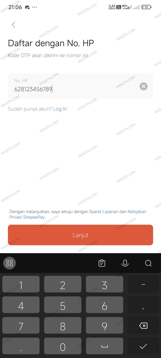cara memasukkan kode referral shopeepay