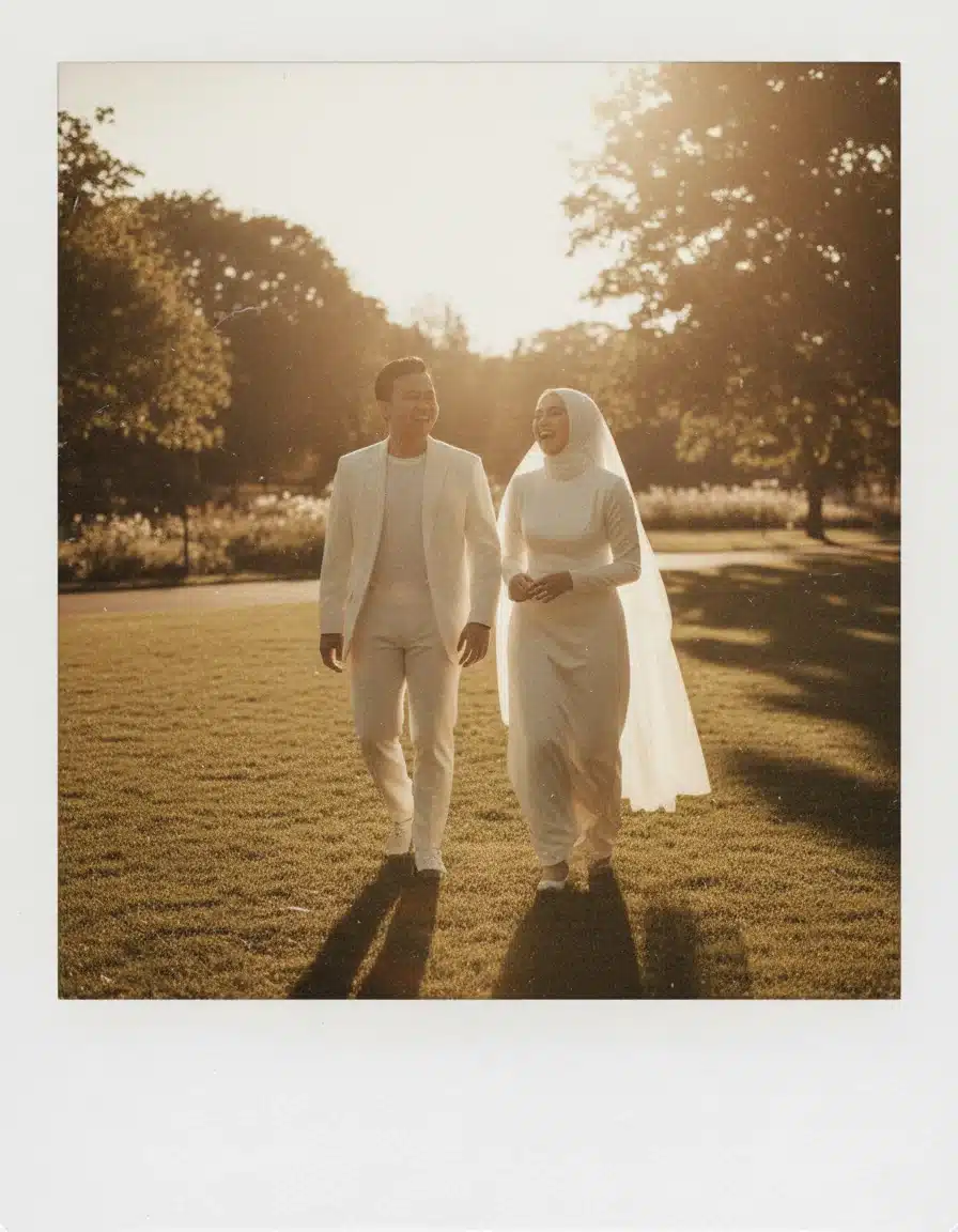 Prompt Gemini AI Terbaru Gaya Polaroid Outdoor Retro