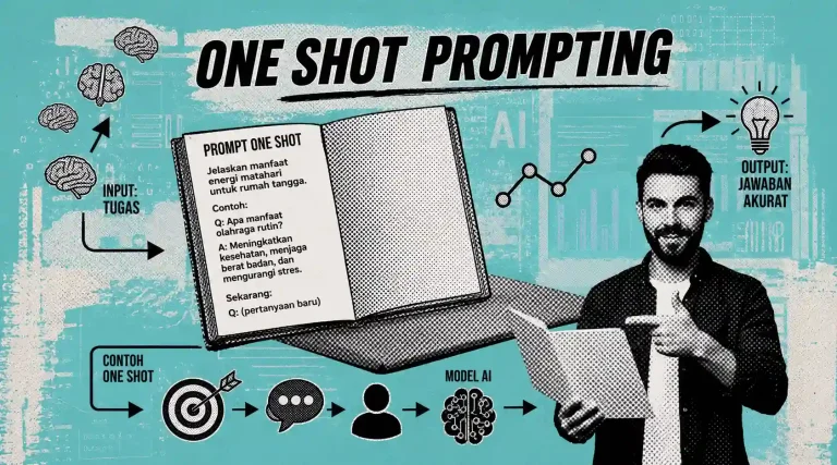 One Shot Prompting Adalah? Cara Kerja, Contoh, dan Tips agar AI Memberikan Jawaban Lebih Akurat One Shot Prompting Adalah