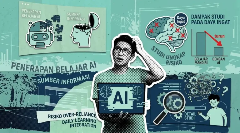 Terlalu Mengandalkan AI untuk Belajar Studi Mengungkap Dampak Buruknya pada Daya Ingat