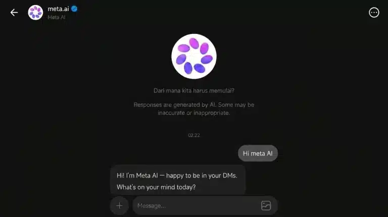 Threads Kini Dilengkapi Chatbot Meta AI
