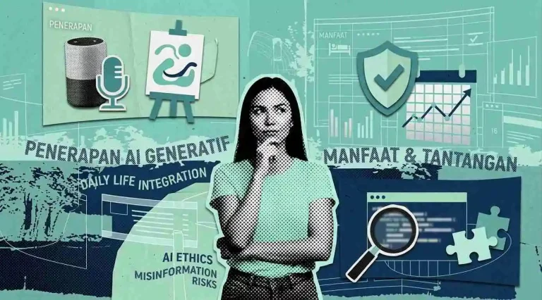 Bagaimana Penerapan AI Generatif Dalam Kehidupan Sehari-Hari, Dan APA Saja Potensi Manfaat Atau Tantangan Yang Mungkin Menyertainya
