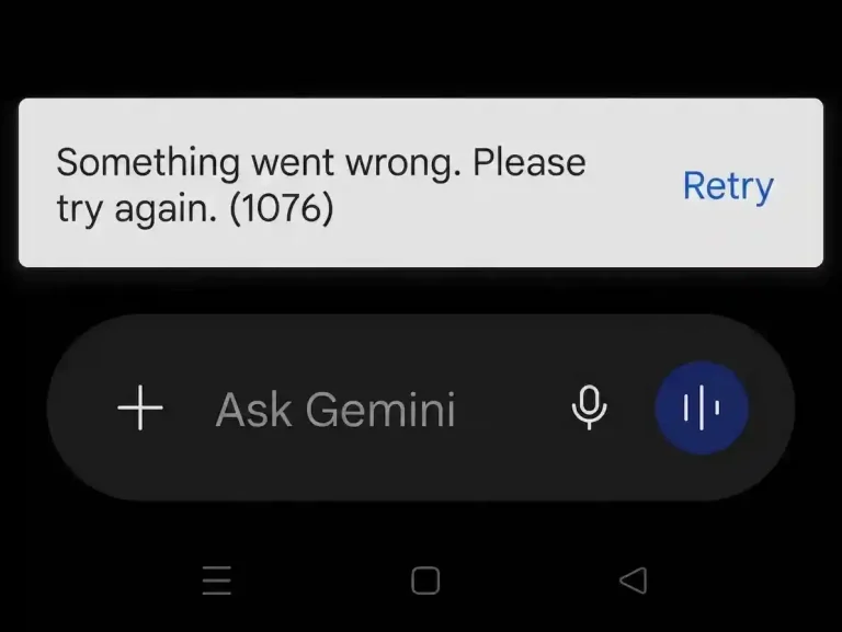 penyebab dan cara mengatasi gemini ai error 1076