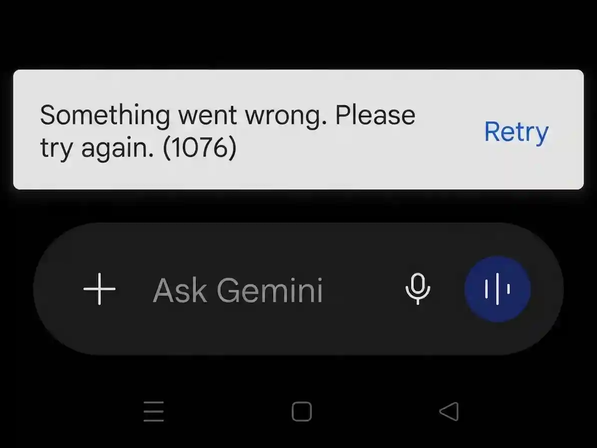 Heboh Gemini AI Error 1076, Ini Penyebab dan Cara Mengatasinya penyebab dan cara mengatasi gemini ai error 1076