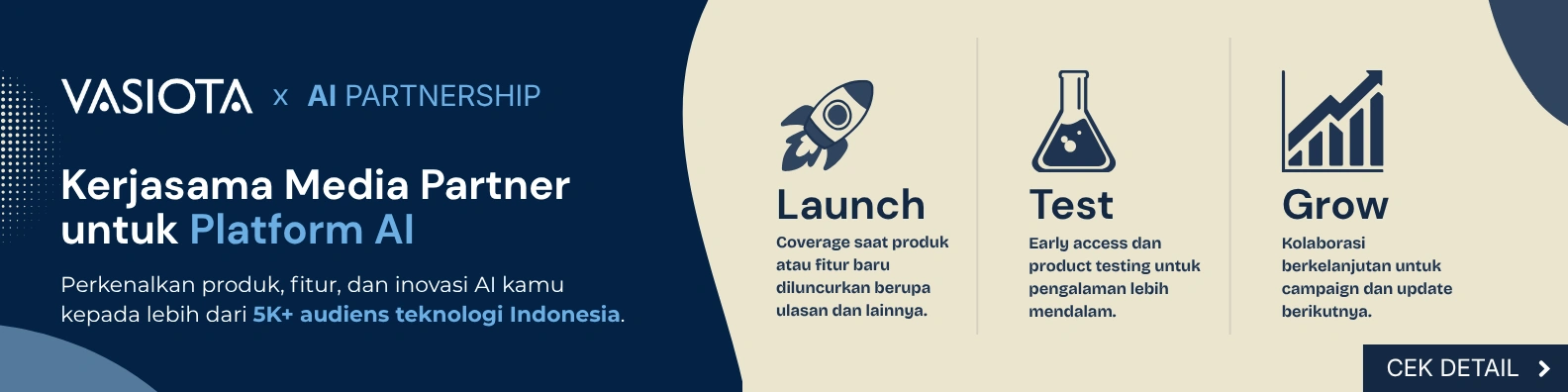 Kerjasama Media Partner
untuk Platform AI