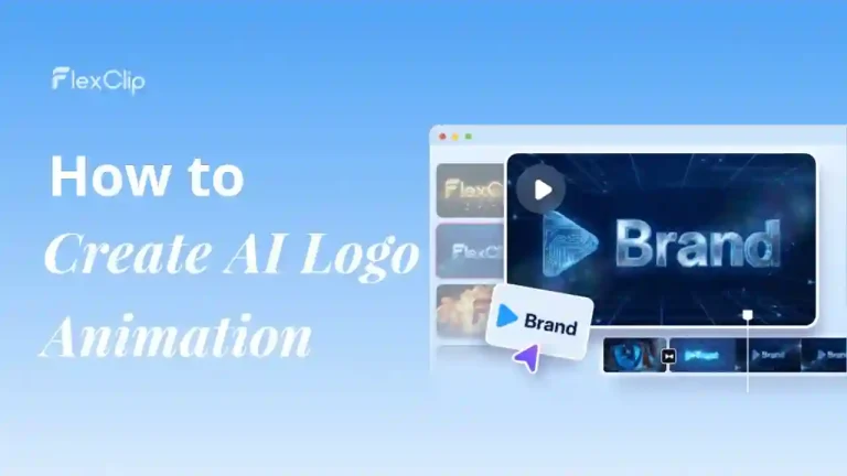 ai logo animation flexclip